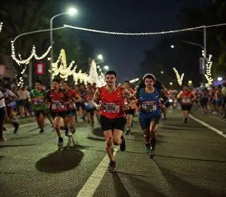 corrida noturna de Natal de Osasco