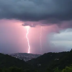 trovões e raios em Castanhal