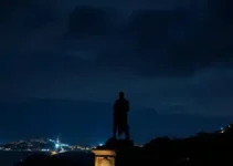 Drama e glória numa noite azul