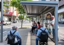 falta de abrigos para pegar BRT Metropolitano