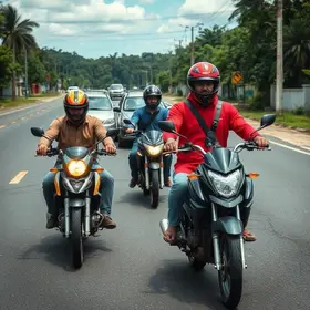 motociclistas em Castanhal