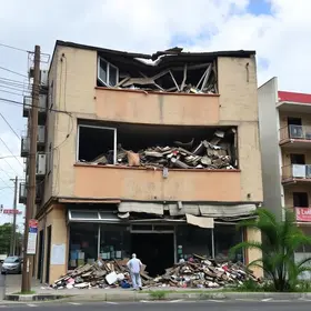 desabamento em Castanhal