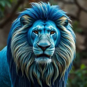 Leão Azul ou Leão Caipira