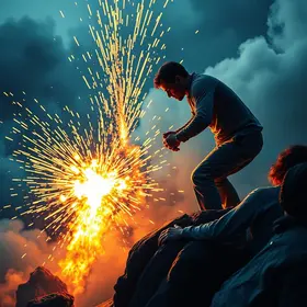 virada explosiva